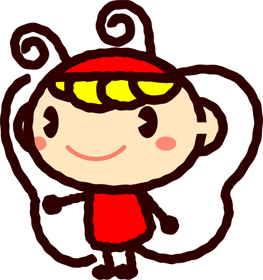 かわいい虫イラスト_チョウチョ2