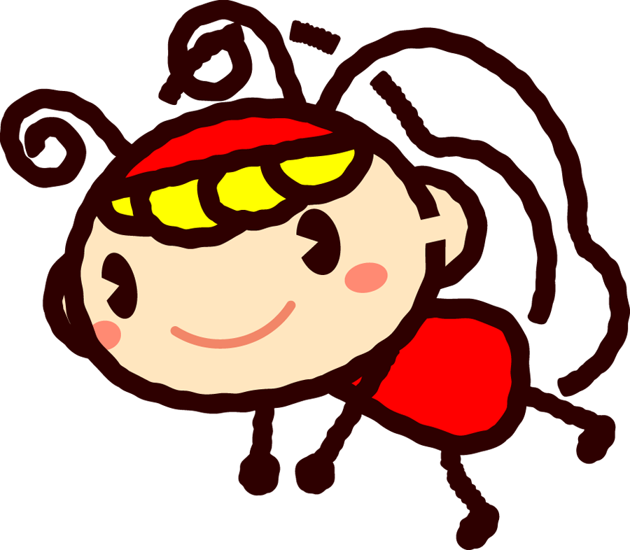 かわいい虫イラスト_チョウチョ2