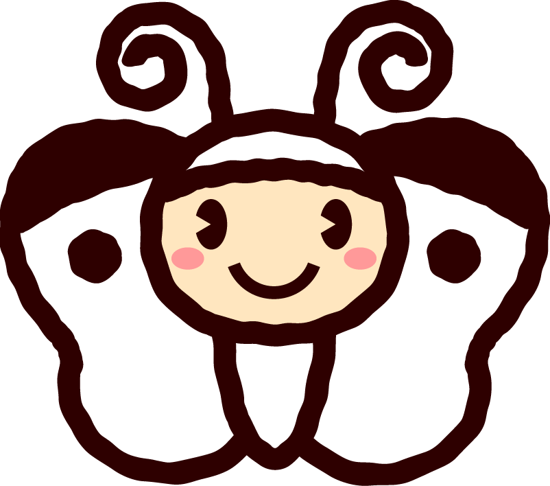 かわいい虫イラスト_蝶