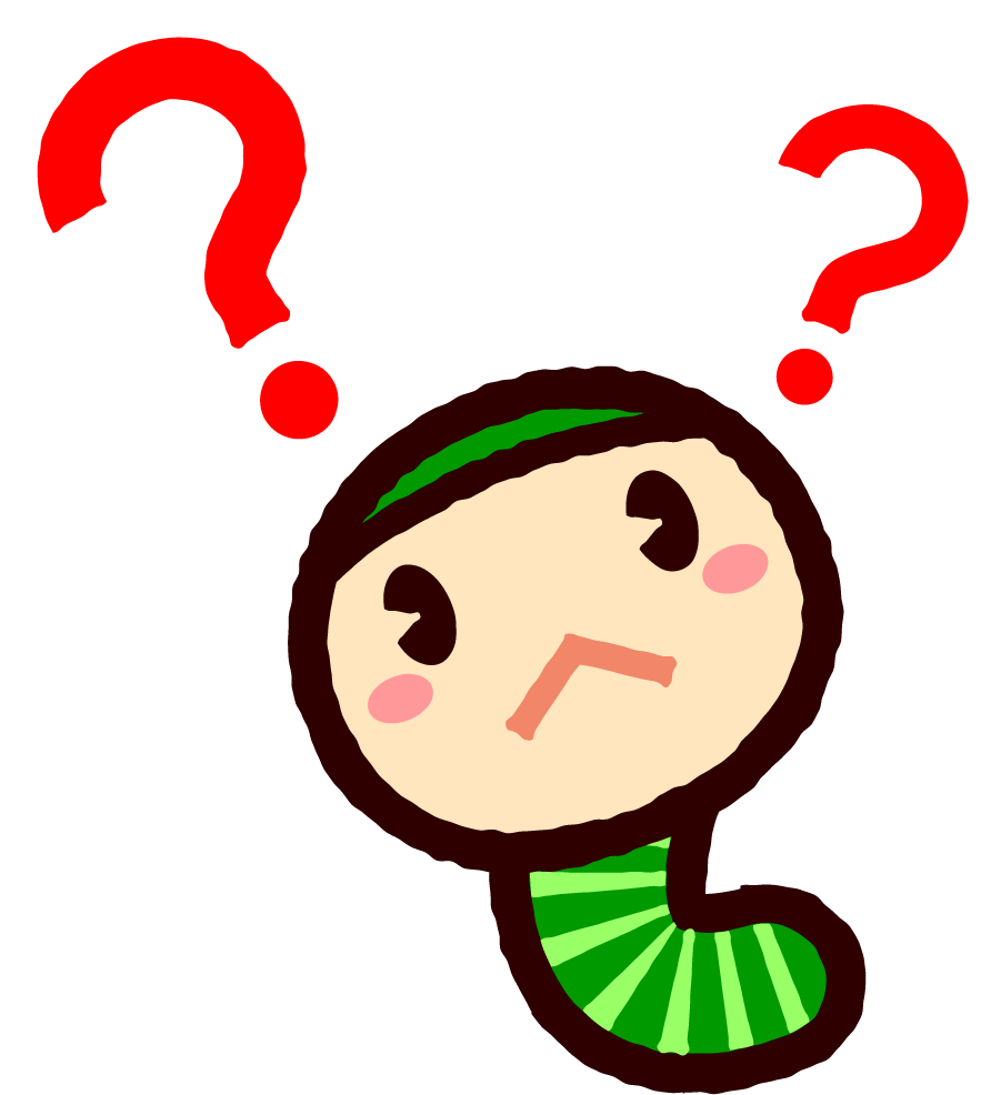 かわいい芋虫のイラスト_？