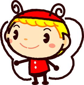 かわいいチョウチョのイラスト