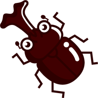 カブトムシのイラスト