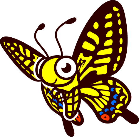 アゲハチョウのイラスト