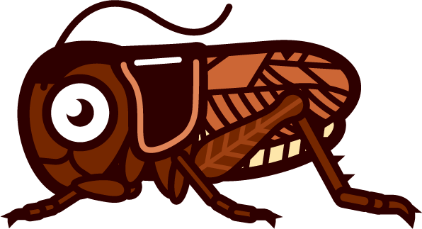 コウロギのイラスト