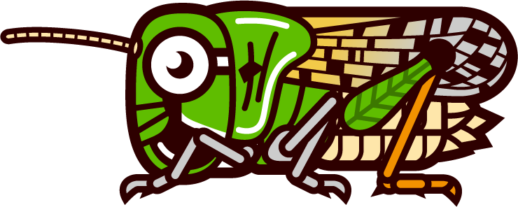 トノサマバッタのイラスト