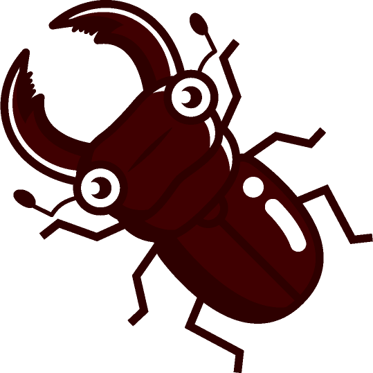 クワガタのイラスト