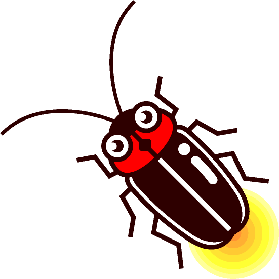 ゲンジボタルのイラスト