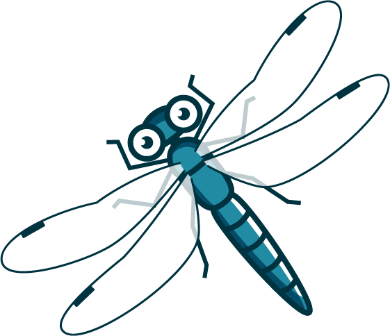 シオカラトンボのイラスト