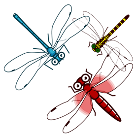 トンボのイラスト