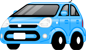 車のイラスト/パッソ