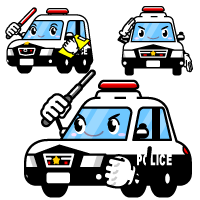 かわいい乗り物イラスト