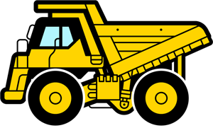 ダンプカーのイラスト/メガトンダンプ