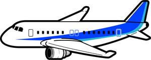 飛行機のイラスト