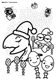 春が来た塗り絵