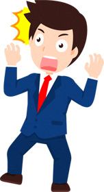 ビジネスイラスト/驚く