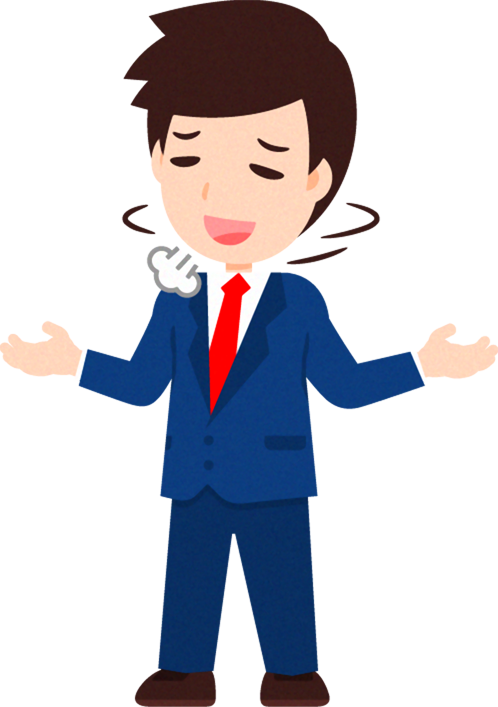 ビジネスイラスト/男性_わかってないなぁー