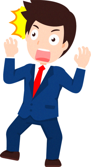 ビジネスイラスト/驚く