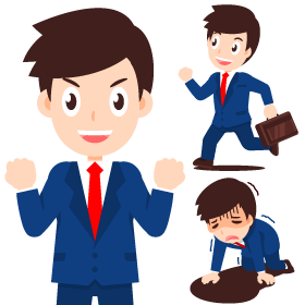 ビジネスイラスト/男性