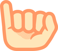 いの手話イラスト