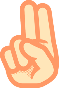 うの手話イラスト