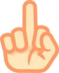 せの手話イラスト