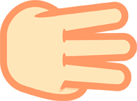 みの手話イラスト