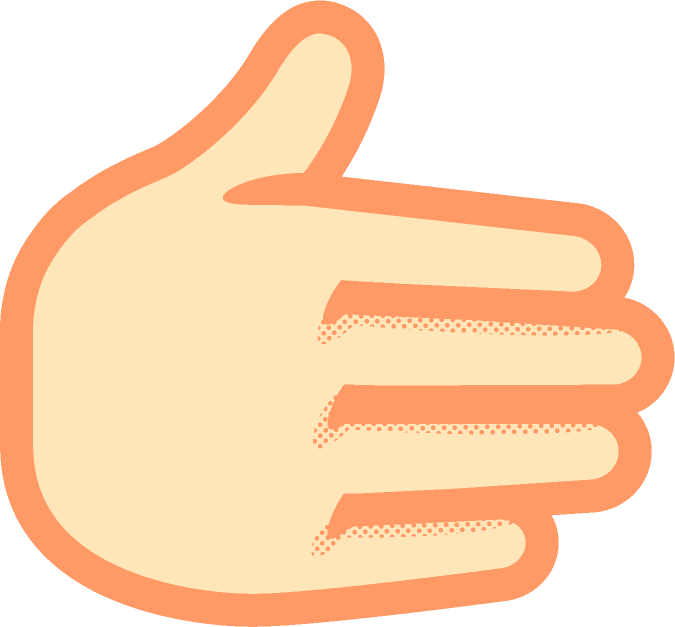 くの手話イラスト