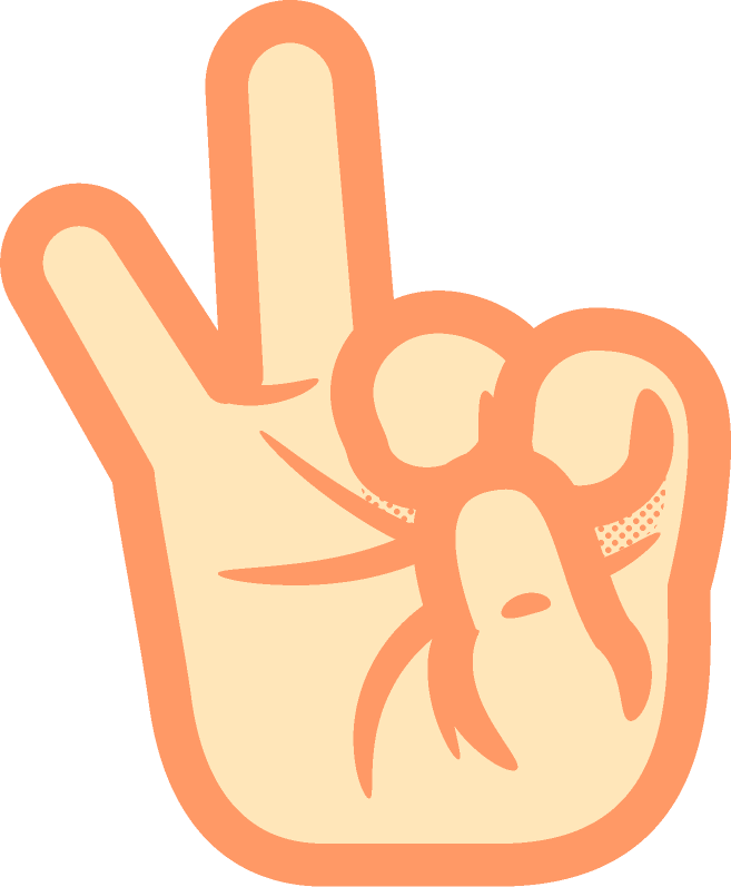 つの手話イラスト