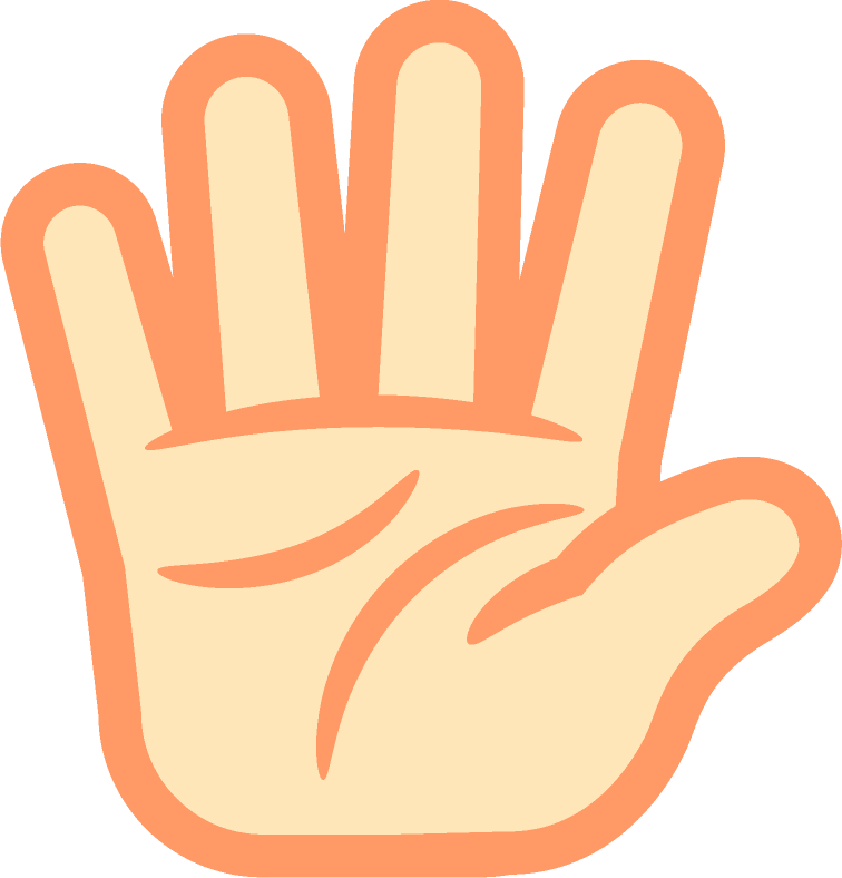 ての手話イラスト