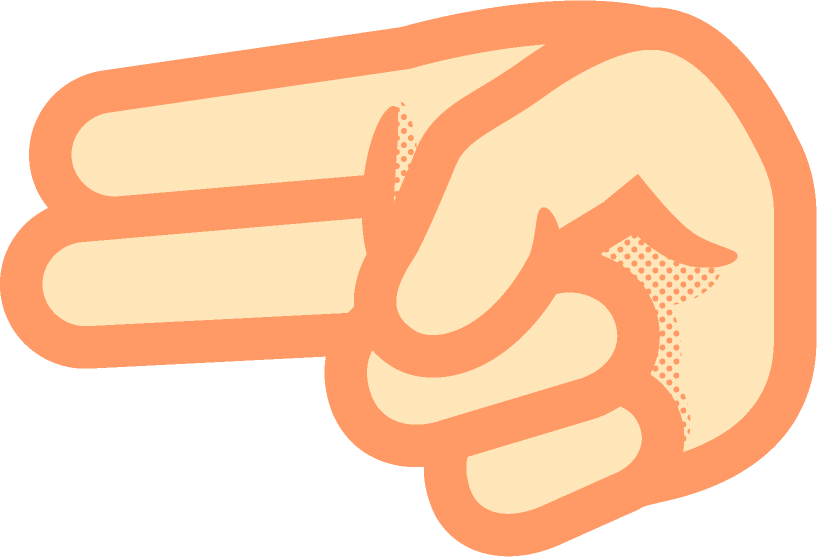 はの手話イラスト