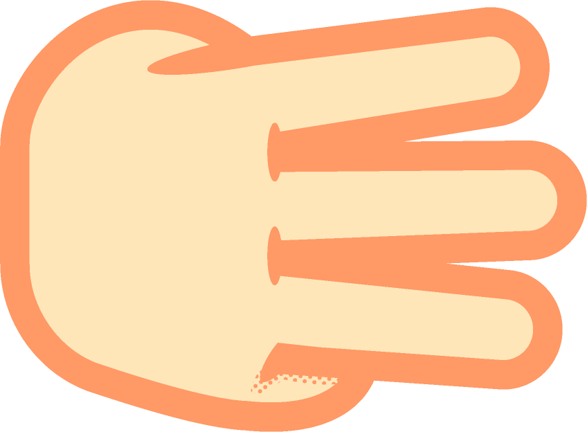 みの手話イラスト