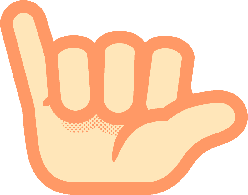 やの手話イラスト