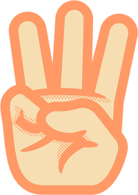 3の手話イラスト