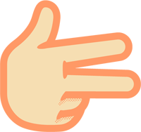 7の手話イラスト