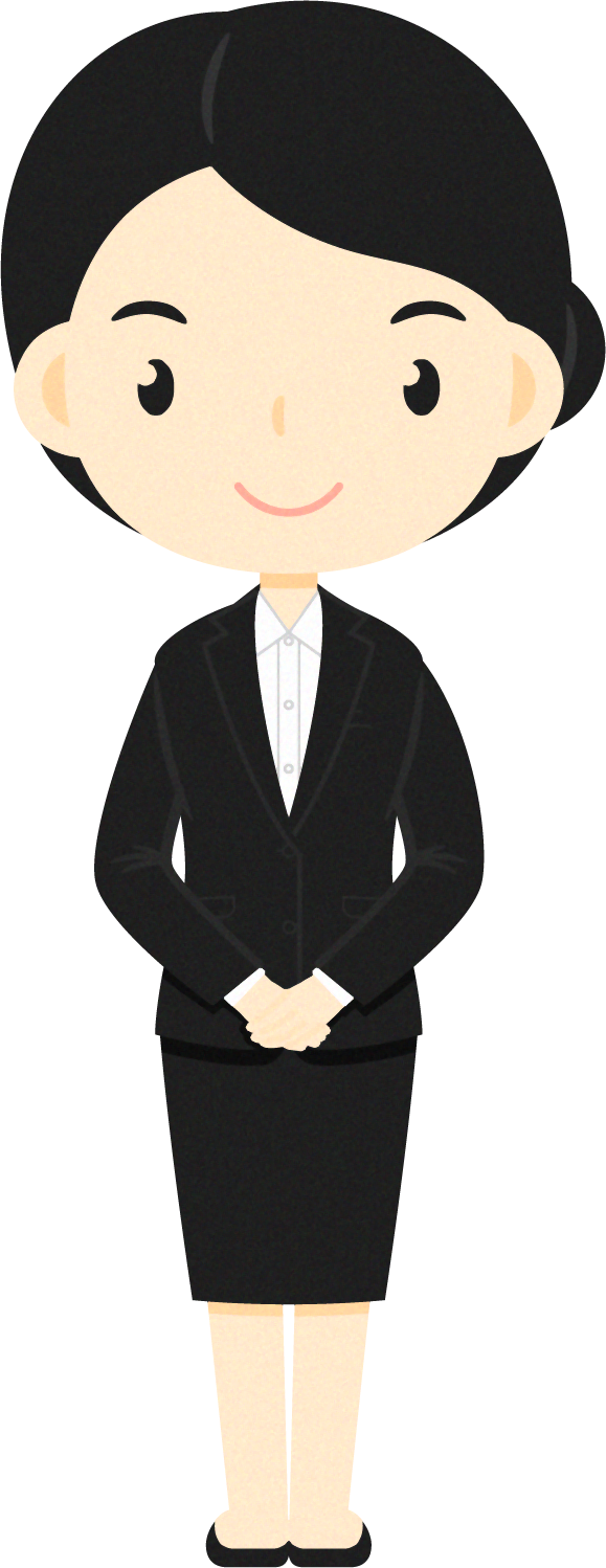 女性のイラスト/スーツ2