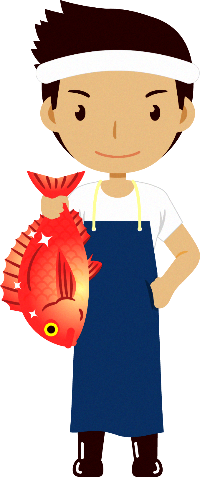 魚屋のイラスト