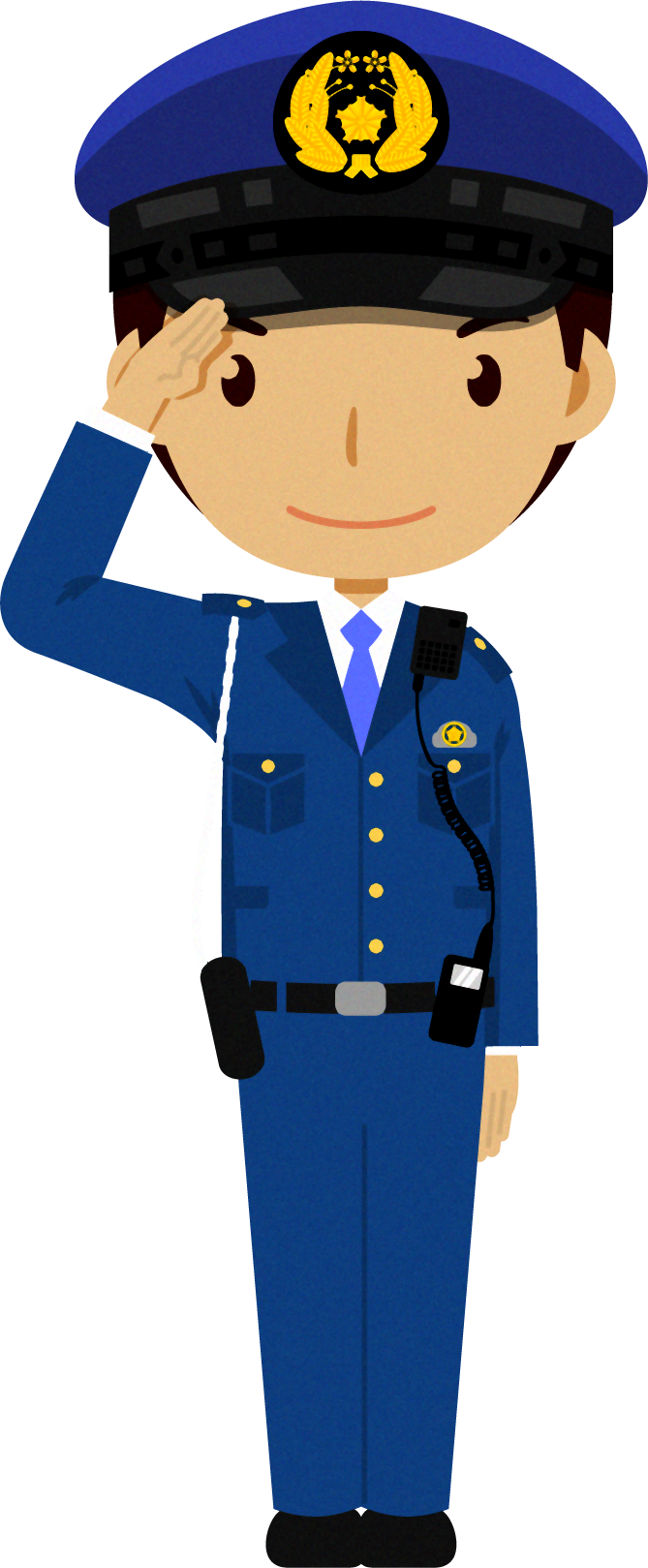 警察官のイラスト