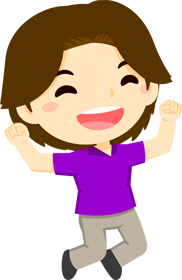 ジャンプする人々のイラスト_男の子3