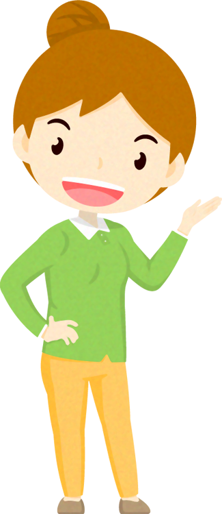 人の仕草イラスト_女性_案内