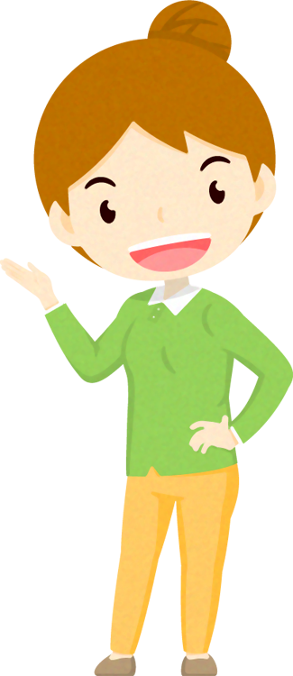 人の仕草イラスト_女性_案内