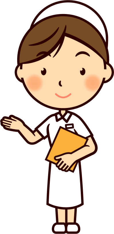 看護師イラスト/案内