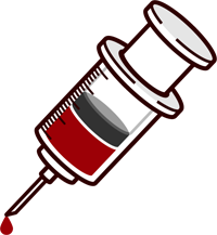 注射器のイラスト/採血