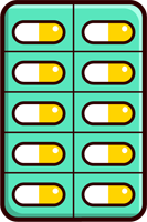 飲み薬のイラスト/カプセル