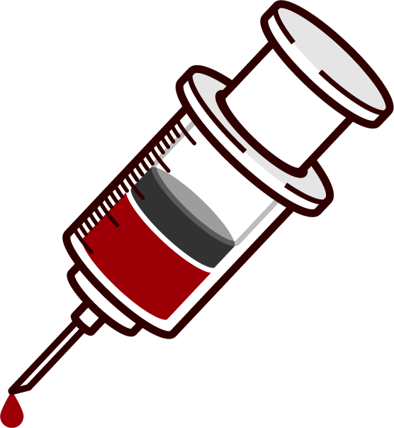 注射器のイラスト/採血