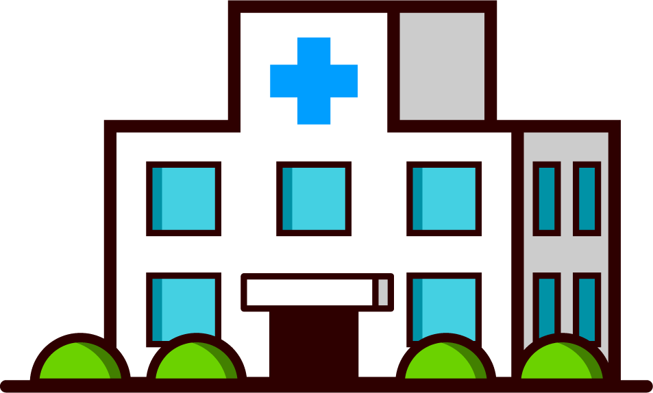 病院のイラスト/横