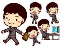 ビジネスマンのイラスト