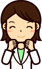 女性の栄養士イラスト/ガッツポーズ