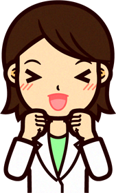 女性の栄養士イラスト/気分が高ぶる