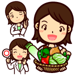 栄養士のイラスト/女性