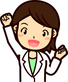 女性の栄養士イラスト/やる気満々